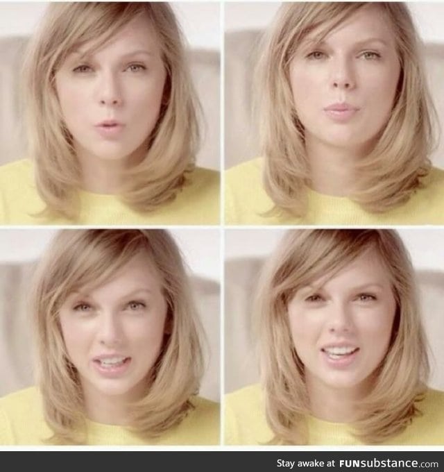 Taylor without make up