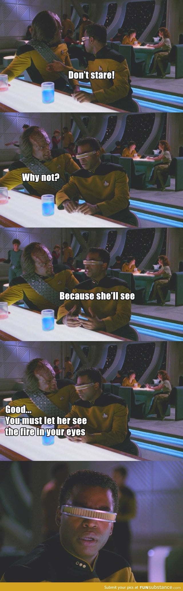 Worf is kind of a jerk