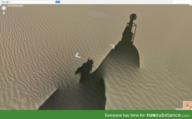 Google Street uses Camels apparently