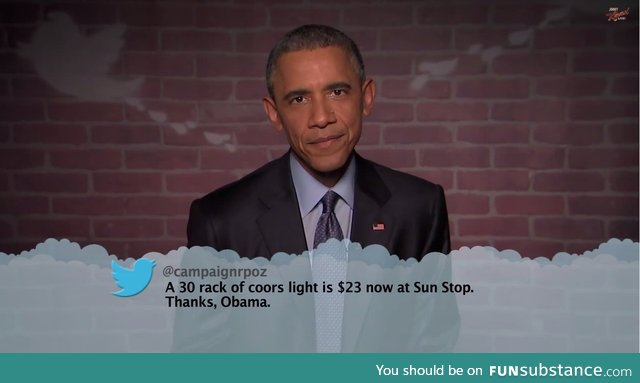 Obama Reads Mean Tweets