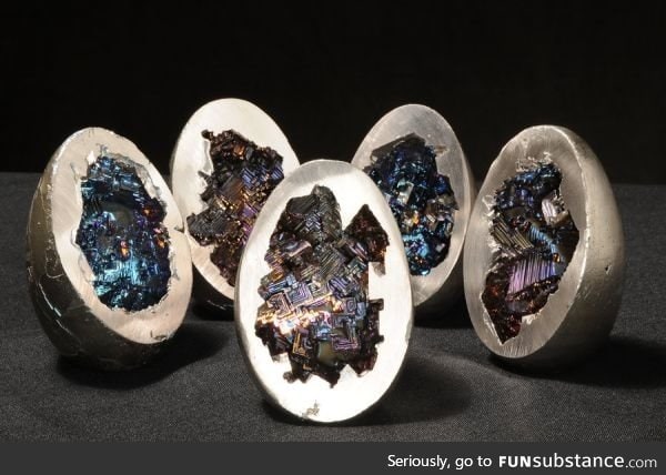 Bismuth geode eggs