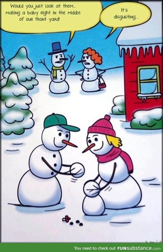 How snowmen make babies