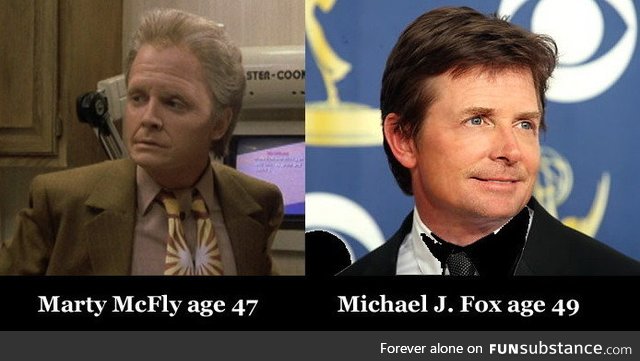 Back to the future stars later