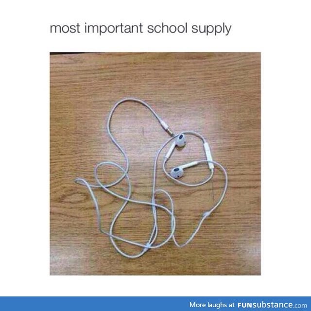 Always need headphones to avoid people