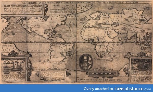 Map of the world, 1581