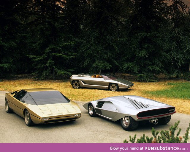 70s Lamborghini concept cars