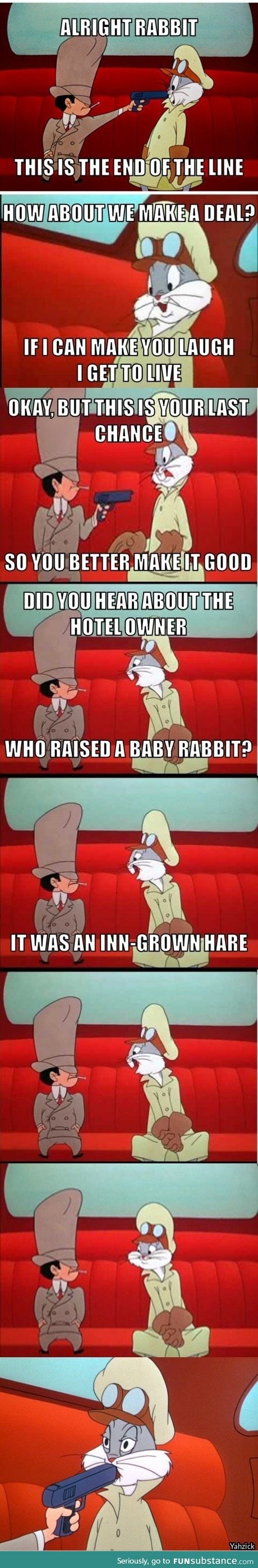 Ooooh that rabbit!
