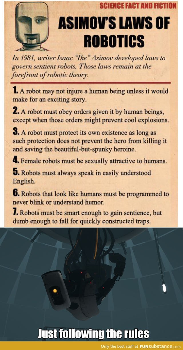 Rules of robots