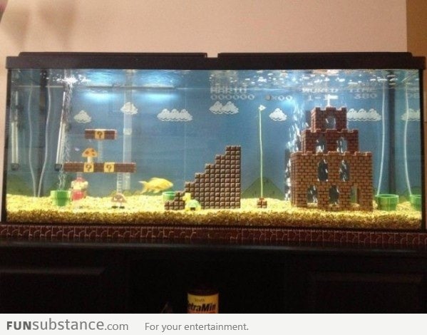 Mario Fish Tank