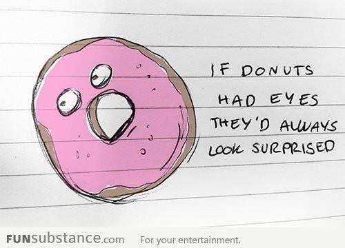 If donuts had eyes