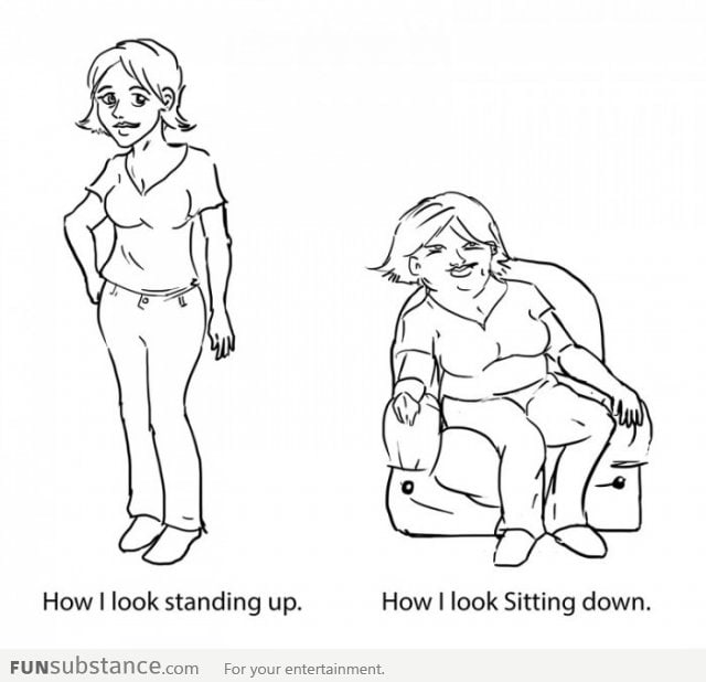 Why I always prefer to stand