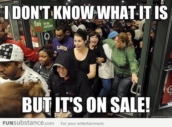 Everyone on Black Friday