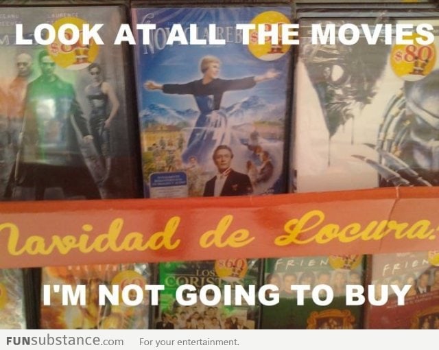 At the movie store