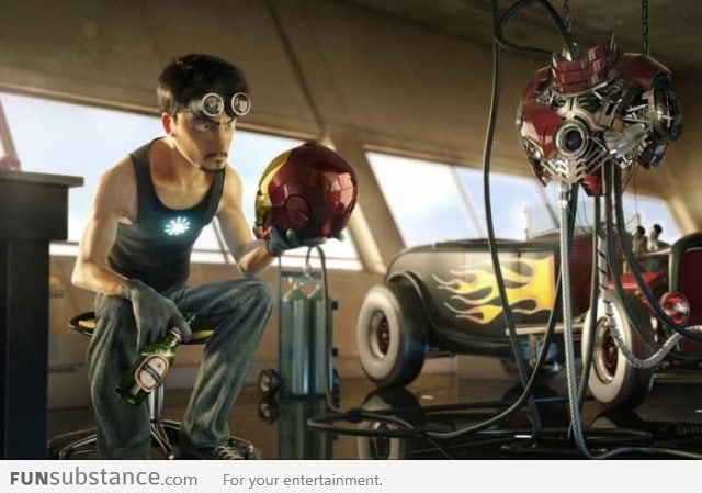 If Pixar had created Iron Man