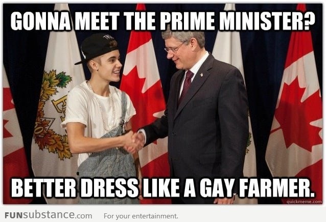 Gonna meet the prime minister?