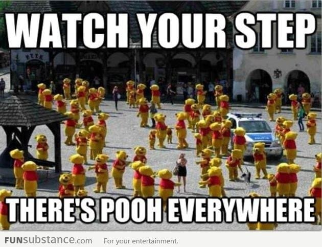 Pooh everywhere