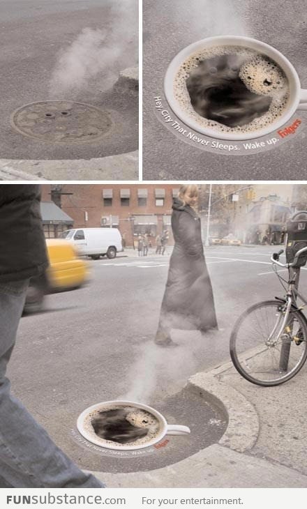 Creative Coffe Advertising