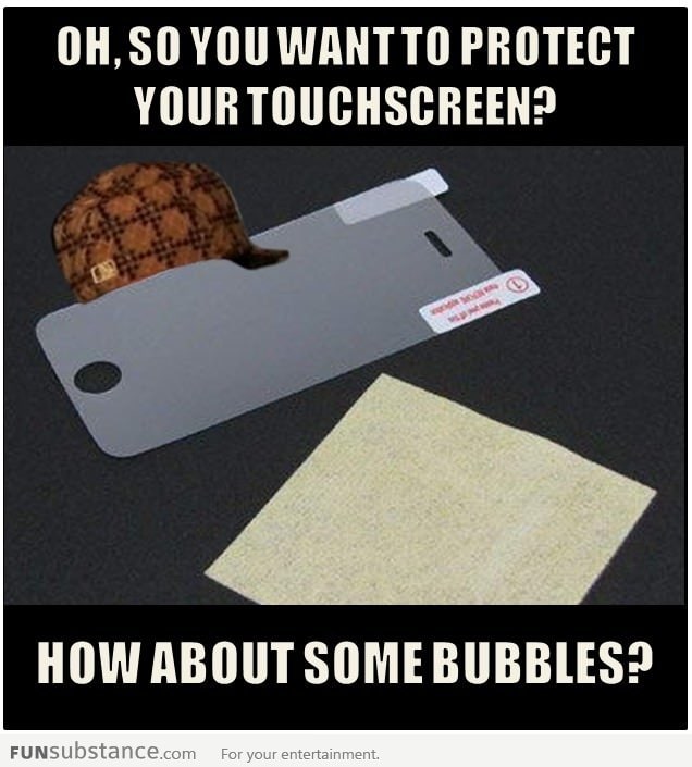 Scumbag screen protector