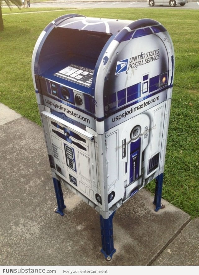 Awesome mailbox in a local military base