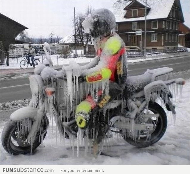 So, I heard you can ride a bike any weather