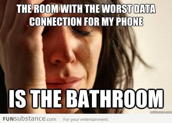 May be I need to put a router at my bathoom