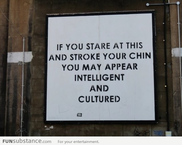 Found this funny poster in Brick Lane st In London