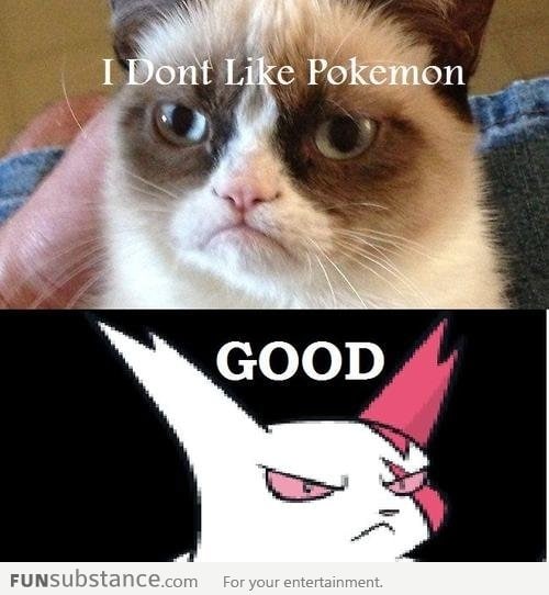 The angry cat of pokemon