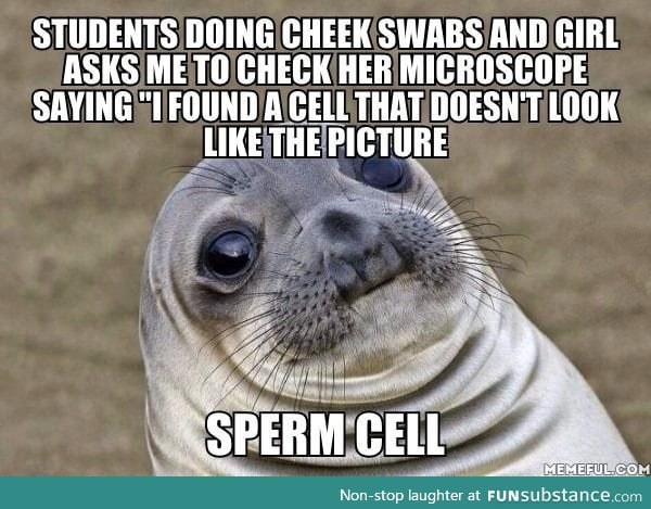 I told her it was bacteria