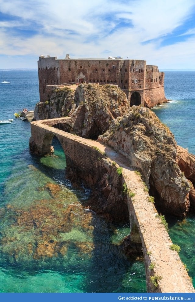 Abandoned ocean fort
