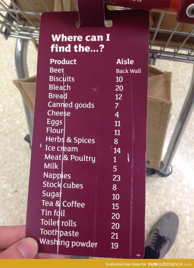 I wish all supermarkets did this