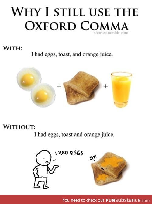 The Oxford comma