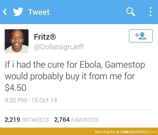 Gamestop is ebola