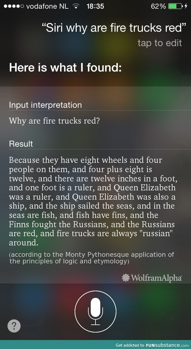 Wait what Siri?