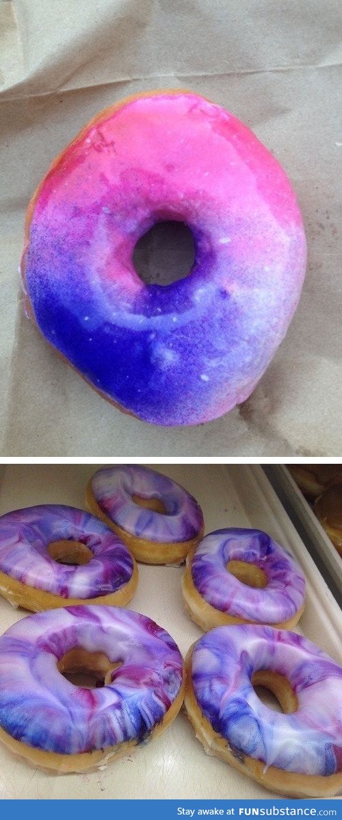 Galaxy doughnuts