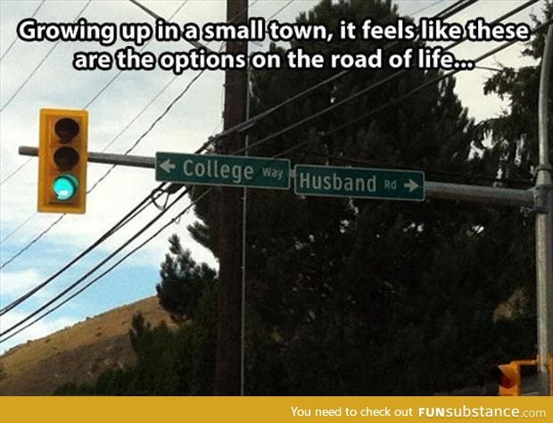 Growing up in a small town