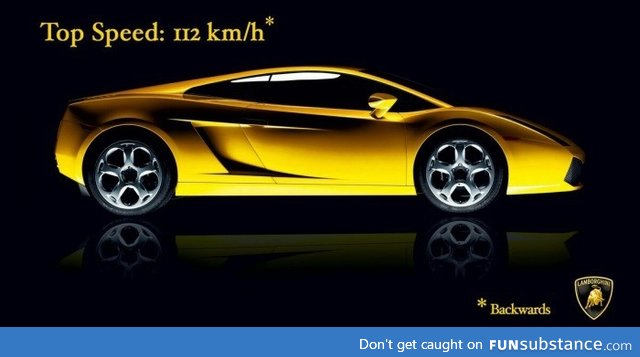 If you're looking for a Lamborghini ad