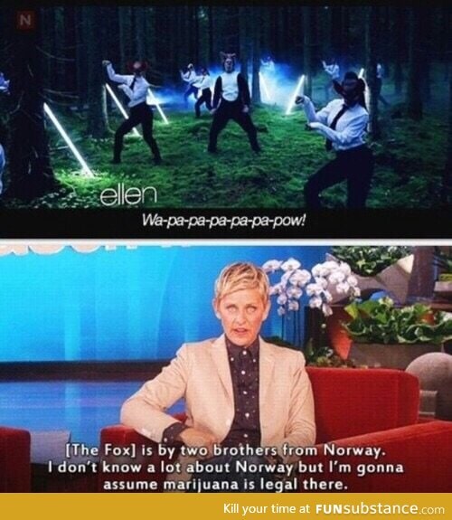 Ellen knows all