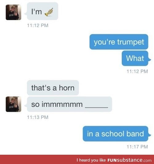 h*rny trumpet