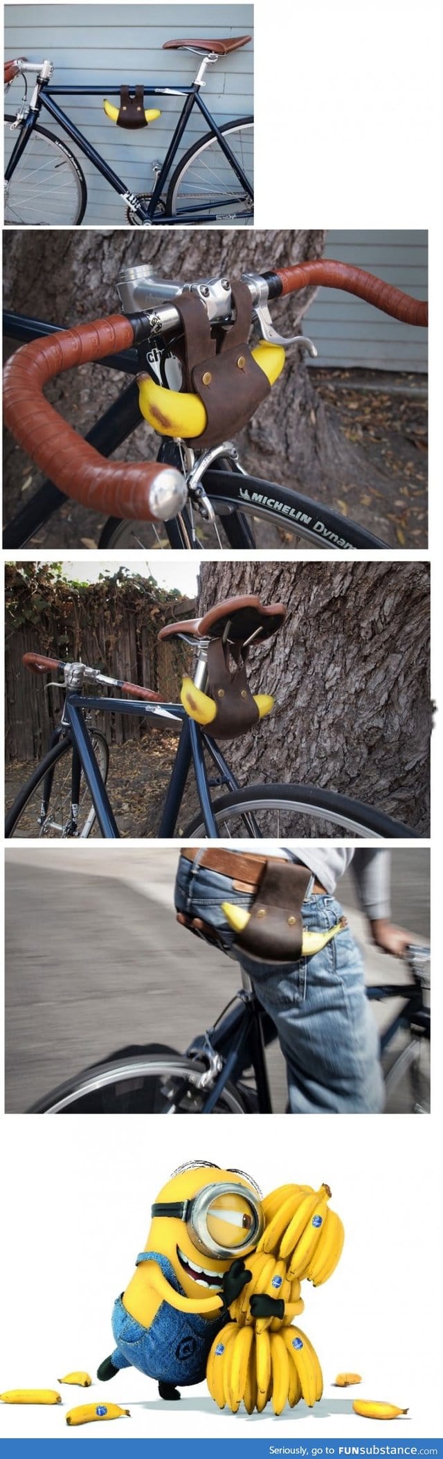 Banana holder for your bicycle ($55)