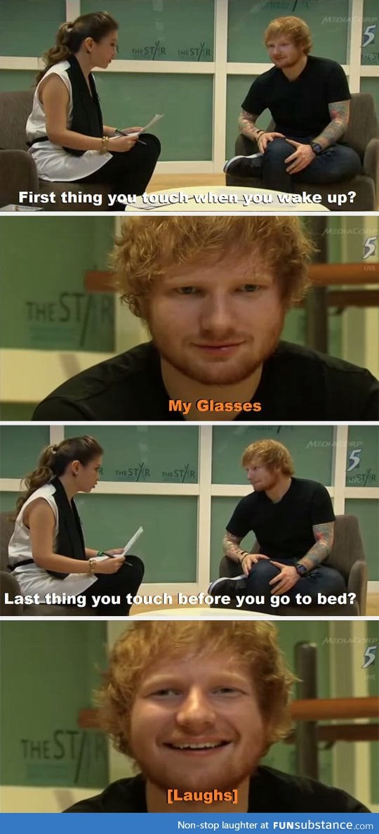 One of the many reasons I like Ed Sheeran