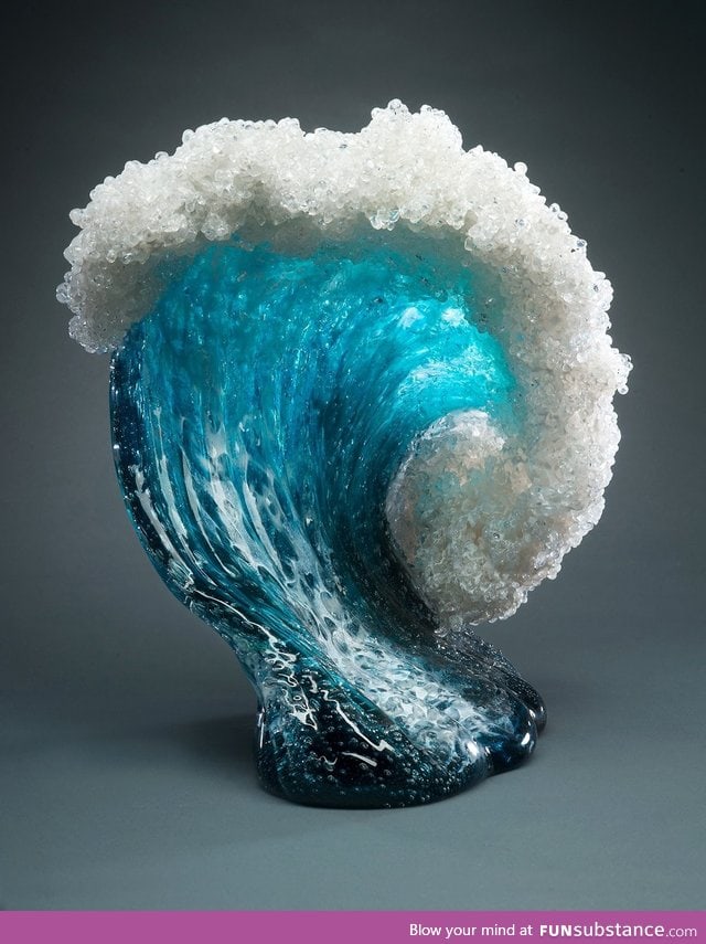 Glass ocean wave