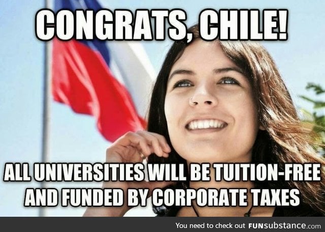 Congrats chile