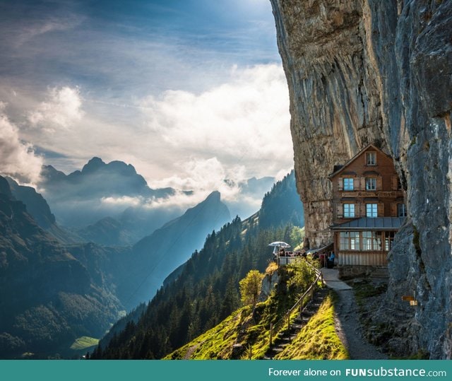Aescher hotel, Switzerland