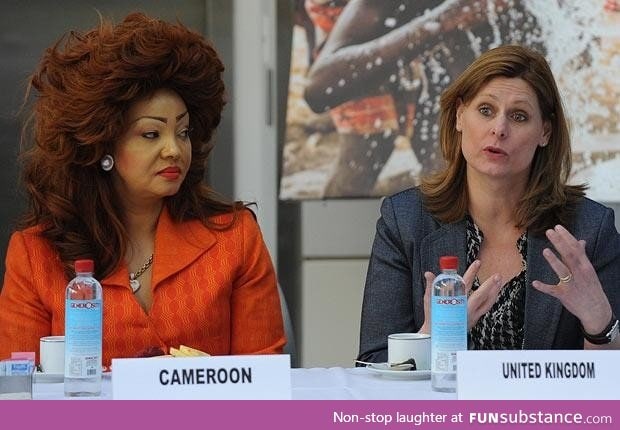 The First Lady of Cameroon has achieved super saiyan