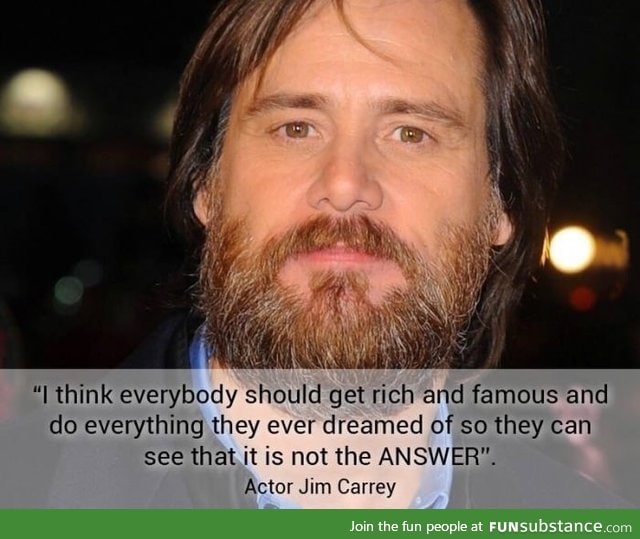 Jim Carrey says it