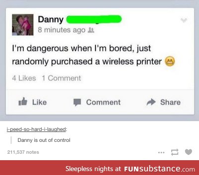 Calm down, Danny