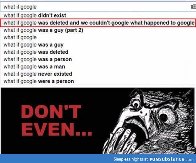 What if google was deleted?
