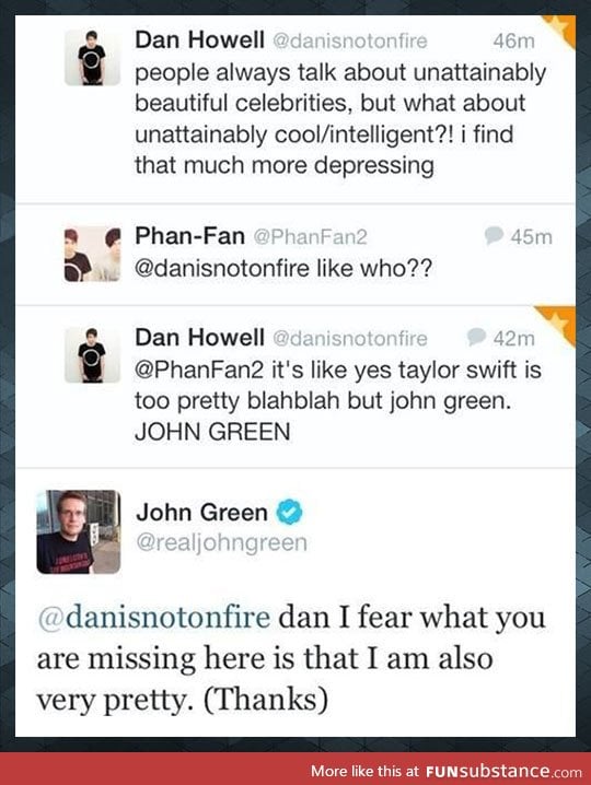John green is awesome