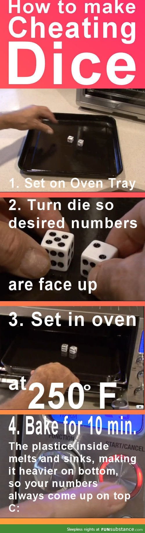 How to make a cheating dice