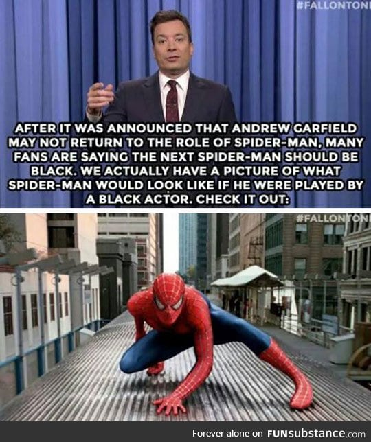 Jimmy has news about the new spiderman